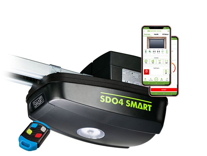 Centurion SDO4 SMART garage door motor with remote and smartphone app