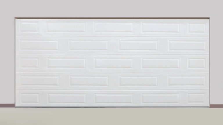 double-steel-brick-white-garage-door