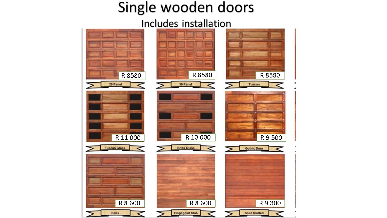 Gauteng Garage doors for sale &amp; installations - 060 805 0926